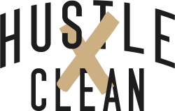 Hustle Clean Logo - Light Backgrounds